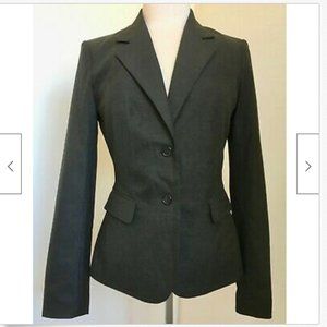 The Limited Charcoal Gray Stretch hourglass Blazer jacket